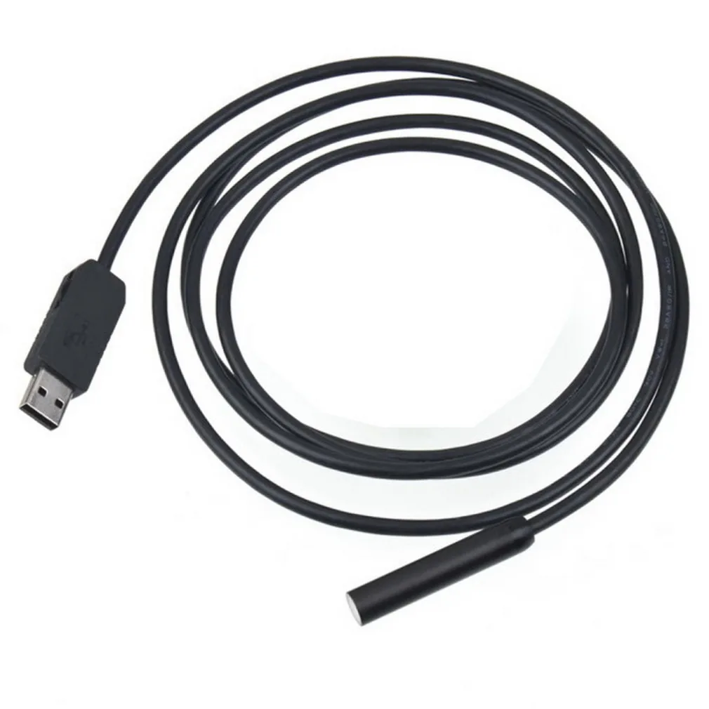 Высокое качество 1 шт. 2 м USB Водонепроницаемый Регулируемый Змеиный инспекционный эндоскоп бороскоп