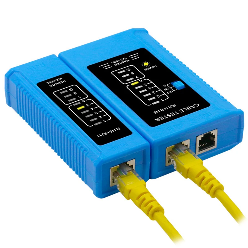 Профессиональный сетевой кабель тестовый er RJ45 RJ11 RJ12 CAT5 UTP LAN кабель тестовый er детектор дистанционного тестирования Инструменты сетевое оборудование