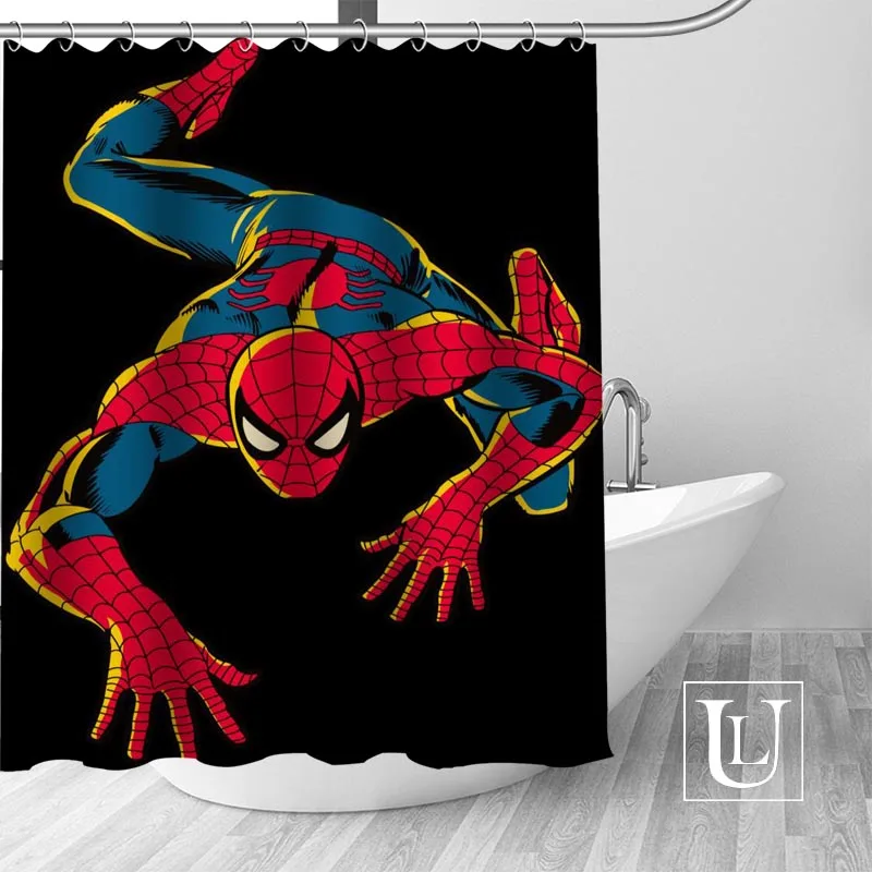 Shower Curtain Горячие Пользовательские Marvel супергерой занавески для душа s полиэстер Ванная комната занавески s с крюком для ванной занавески декор для ванной комнаты - Цвет: Shower Curtain