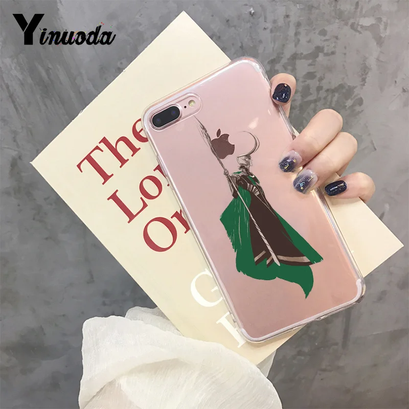 Yinuoda герой Marvel Loki красочные аксессуары для телефонов Чехол для iPhone X XS MAX 6 6s 7 7plus 8 8Plus 5 5S SE XR 11 pro max