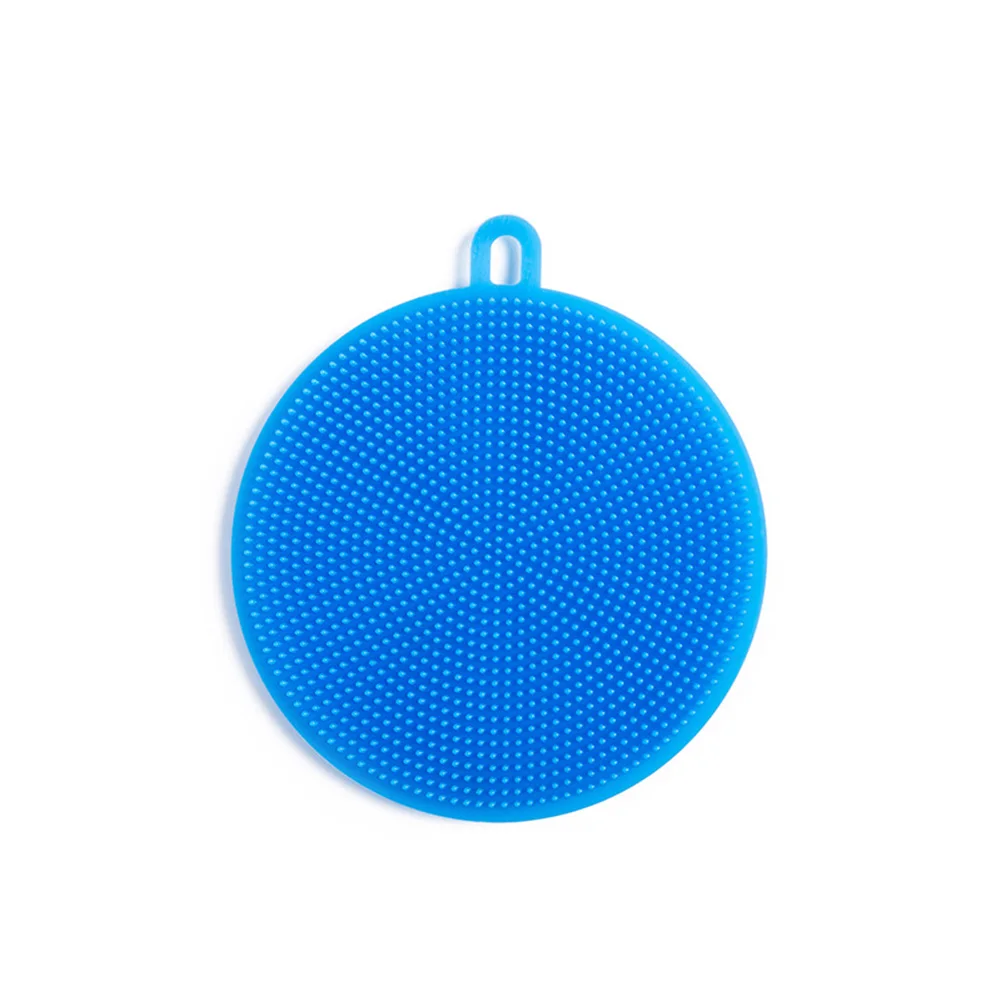 Silicone Dish Washing Sponge Scrubber Kitchen Cleaning antibacterial Tool Soft Cleaning Antibacterial Brush Kitchen Tools