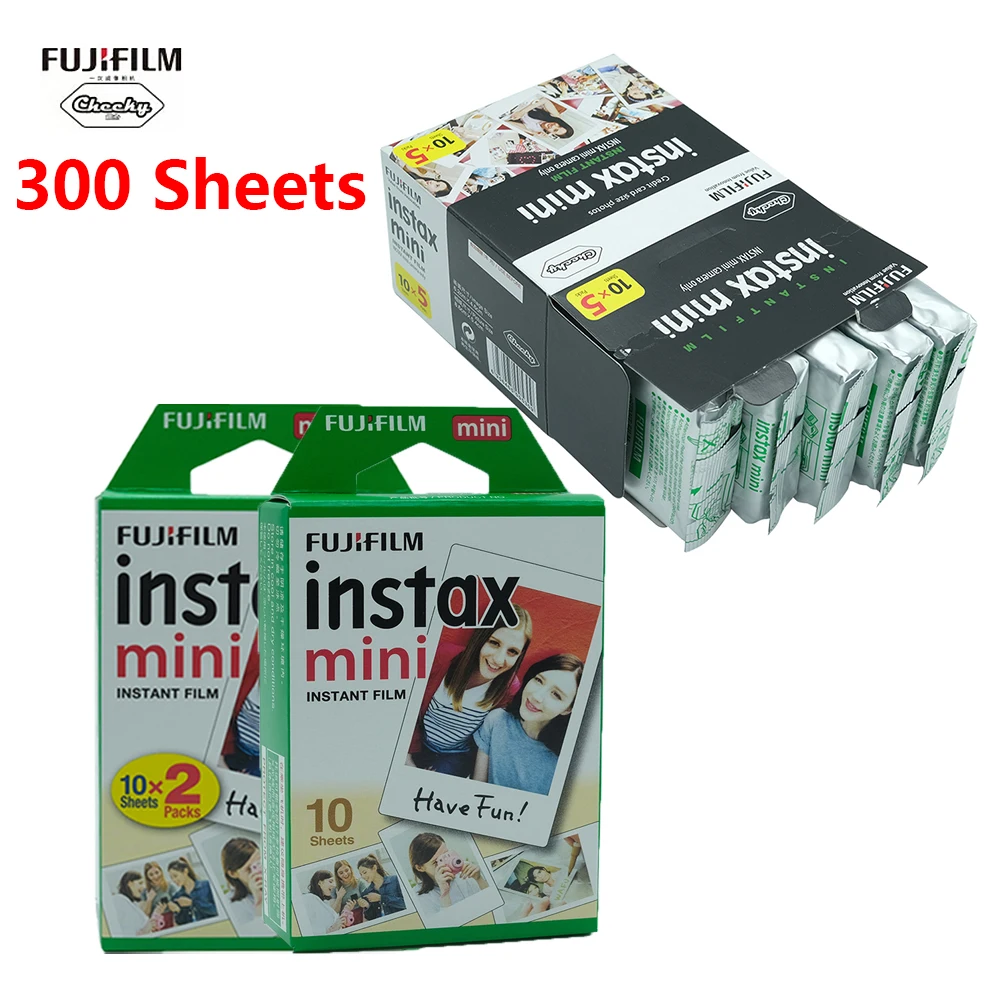 10-300 листов Fuji Fujifilm instax mini 11 9 пленок белый край 3 дюйма широкая пленка для