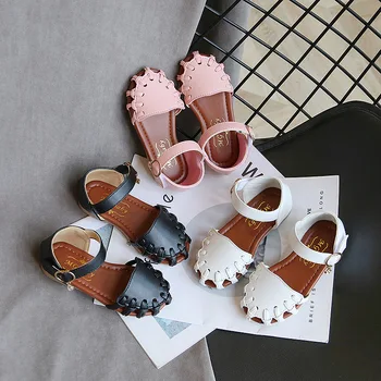 

2020 Spring Girl Shoes Keyhole Flat Shoes