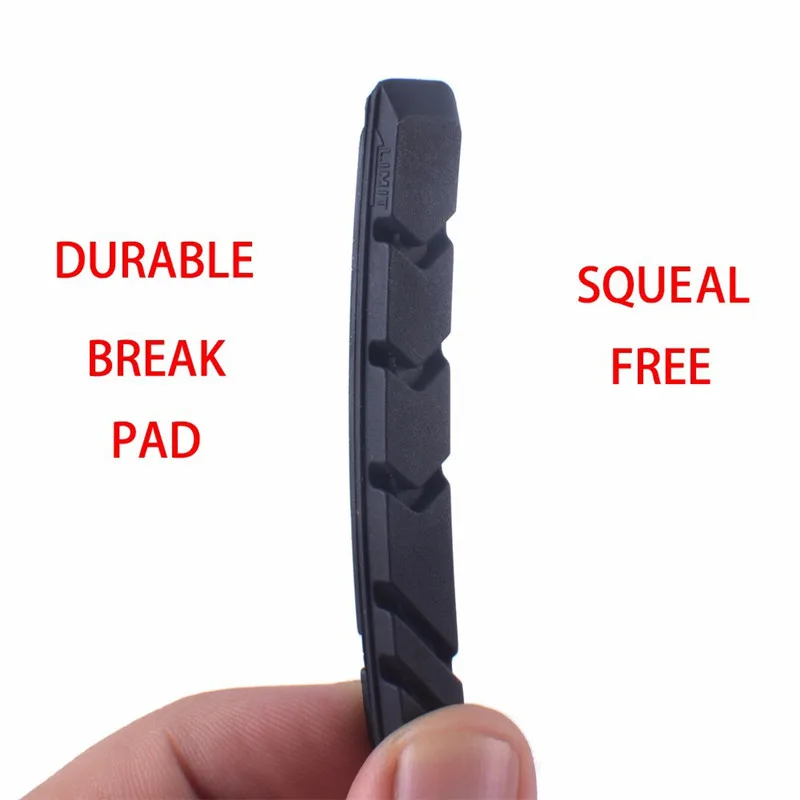 Brake Pads Bike Brake Pads Mountain Bike Brake Insert Bicycle V Brake Parts Mountain bike V brake pad rubber sheet Replaceable brake pads V-Brake Shoes Blocks device super pad