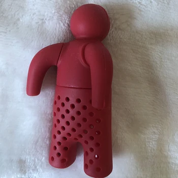 

Dropshipping Silicone Rubber Man Shape Tea Infuser Strainer Basket Drop Shipping