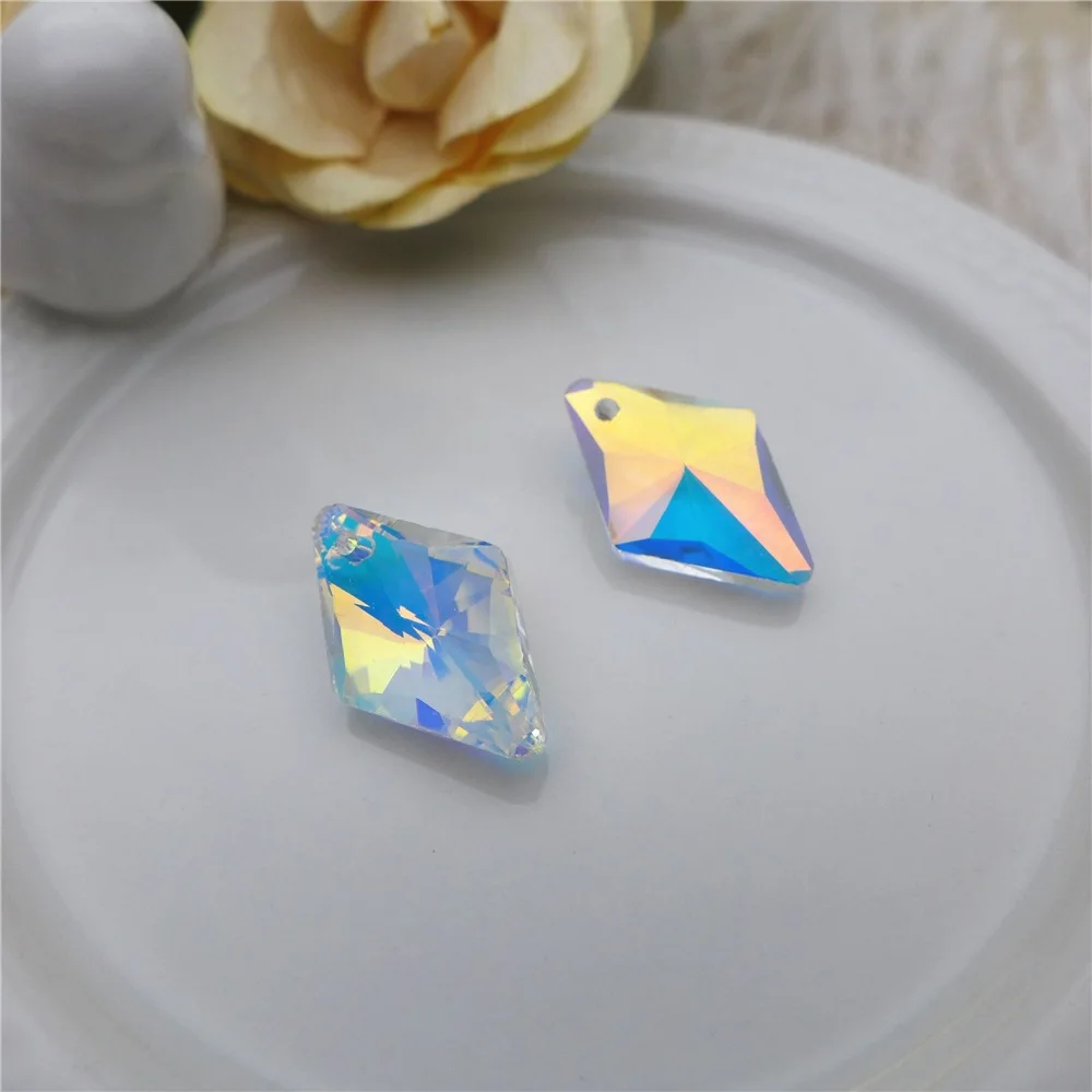 Diy Lighting Accessories Pendant Retro Style Colored Glaze Diamond Pendant Piece Crystal Glass Colorful Pendant