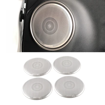 

For Lexus NX200 2015-2018 Car Styling Door Loudspeaker Sound Chrome Pad Speaker Cover Trim Frame Sticker Interior Accessories