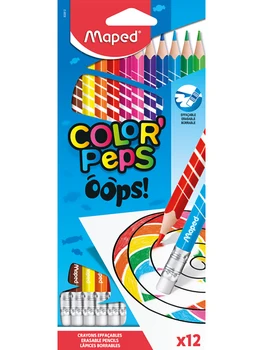 

CASE CARTON 12 ERASABLE CRAYONS MAPED 832812