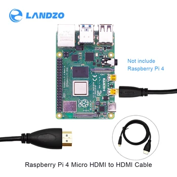 

Micro HDMI to HDMI Cable Adapter 4K 60Hz Ethernet Audio Return Compatible for Raspberry pi 4 and Camer for Tablet HD TV