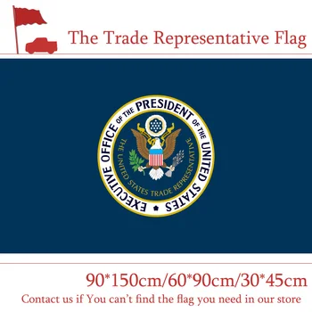 

15PCS Flag The Trade Representative Flag Decorative 30*45cm Car Flag American 90*150cm 60*90cm 3x5ft 100d Polyester