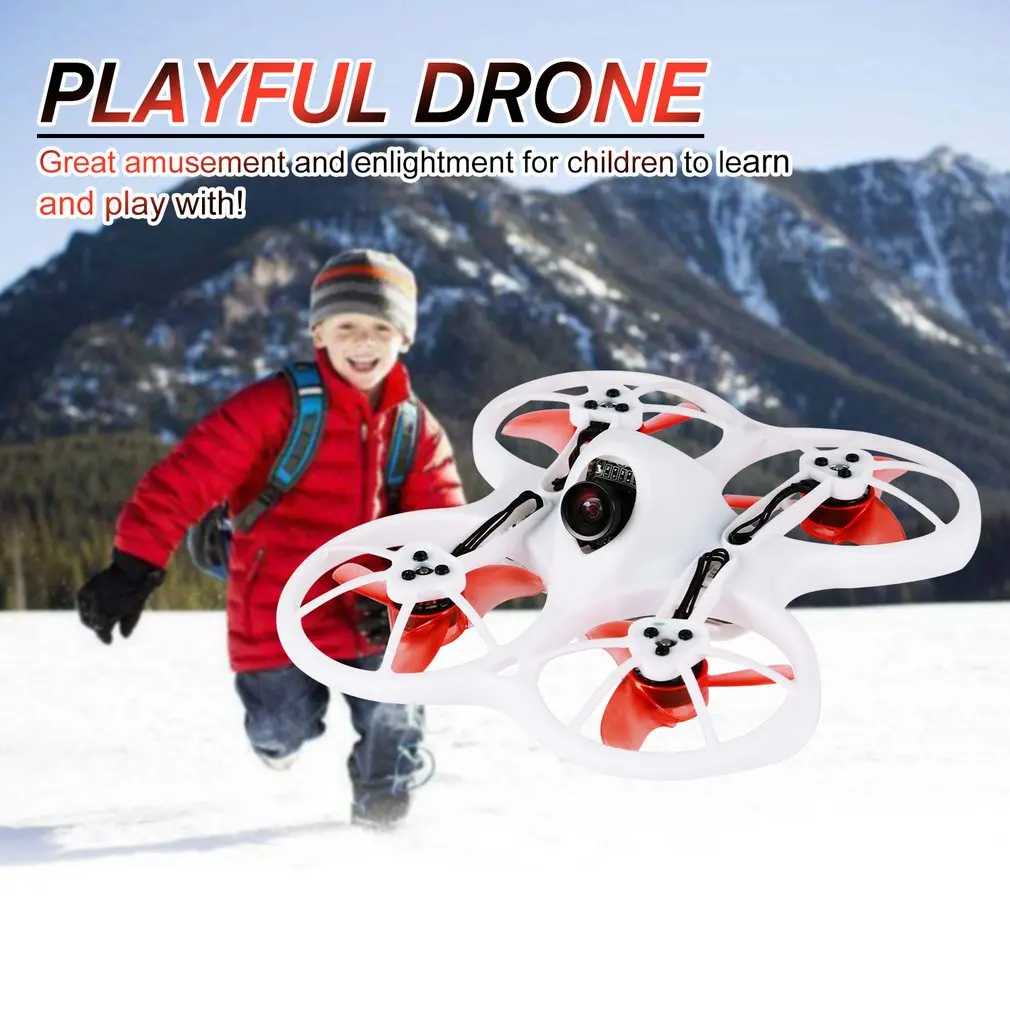 EMAX Tinyhawk бесщеточный 75 мм FPV RC гоночный Дрон BNF 4 в 1 3A ESC мини Квадрокоптер самолет с Goggle пульт дистанционного управления