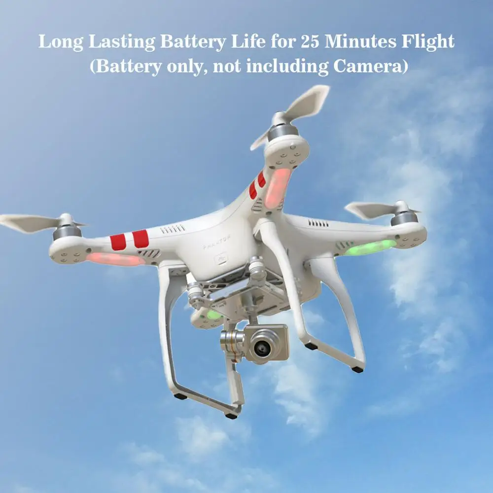 Bateria de Drone Adequada para Dji Bateria de Reposição Peça de Novo Phantom Vision Voo Inteligente 3s Câmera Acessórios 5200mah 11.1v 2 - Image 6