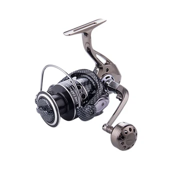 

Fishing Reel Full Metal Spinning Reel Drag Stainless Steel 12+1 Bearings Metal Handle Line Spool Saltwater Fishing Accessories