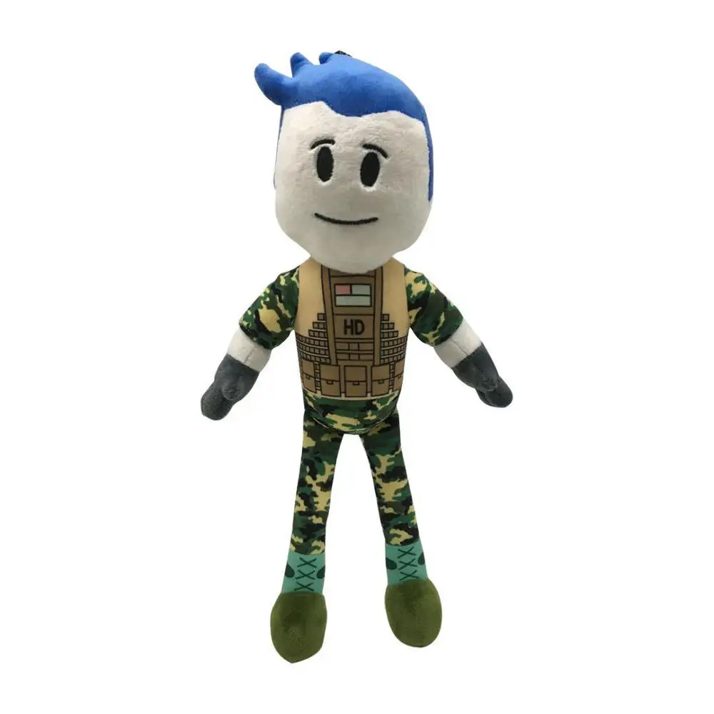 2020 New 35cm Roblox Plush Toy Cute Cartoon Soft Captain Camo Stuffed Doll Toy Gifts For Children Boy Movies Tv Aliexpress - roblox toys doge