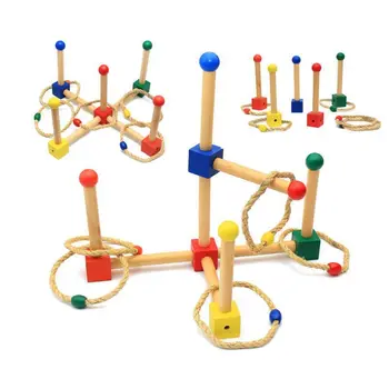 

Ring Toss Game Set - Outdoor Kids Toy- Easy to Assemble - Fun Family or Friends Game