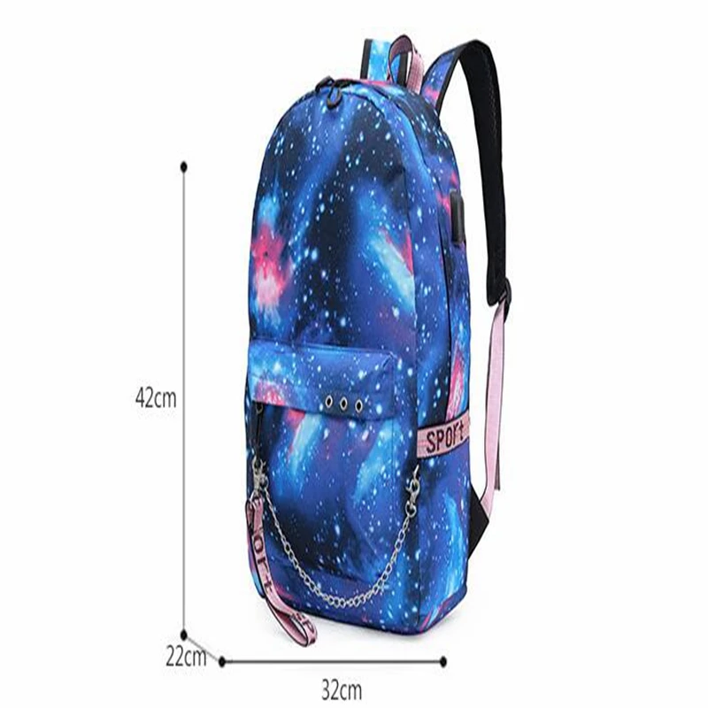 Повседневный Kawaii маленький рюкзак для подростков, мальчиков и девочек, usb зарядка, сюрприз, Подарочная сумка для мужчин и женщин, школьная сумка для подростков, Повседневный Рюкзак