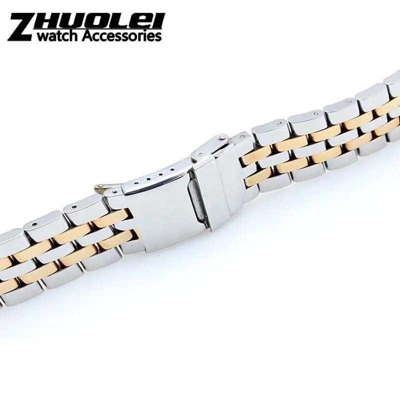 22 мм 24 мм Высокое качество однотонные Нержавеющая сталь часы-браслет для мужские часы Breitling ремешок