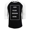 Customized T Shirt Men Design O-Neck T-shirt Men's Casual 100% Cotton 3/4 Sleeve Tshirt Hot Sale Raglan Jersey Shirt Man ► Photo 2/5