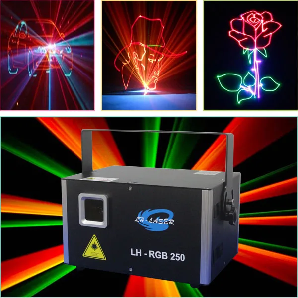 Бесплатная Доставка ILDA Pc контроль RGB полный цвет анимацией лазер для сцены огни KTV