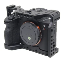 Pro A7R4 A7R IV камера клетка для sony A7R Mark IV камера W/1/4 3/8 резьбовое отверстие fr Верхняя ручка микрофон флэш-светильник из сплава