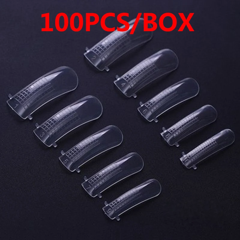 Style 9 Transparent 10/50/500 шт. накладные ногти Гель-лак для нейл-арта Лаки Цвет карты палитра практики нейл-арта доска Дисплей инструменты для маникюра наконечник - Цвет: Style 9 Transparent