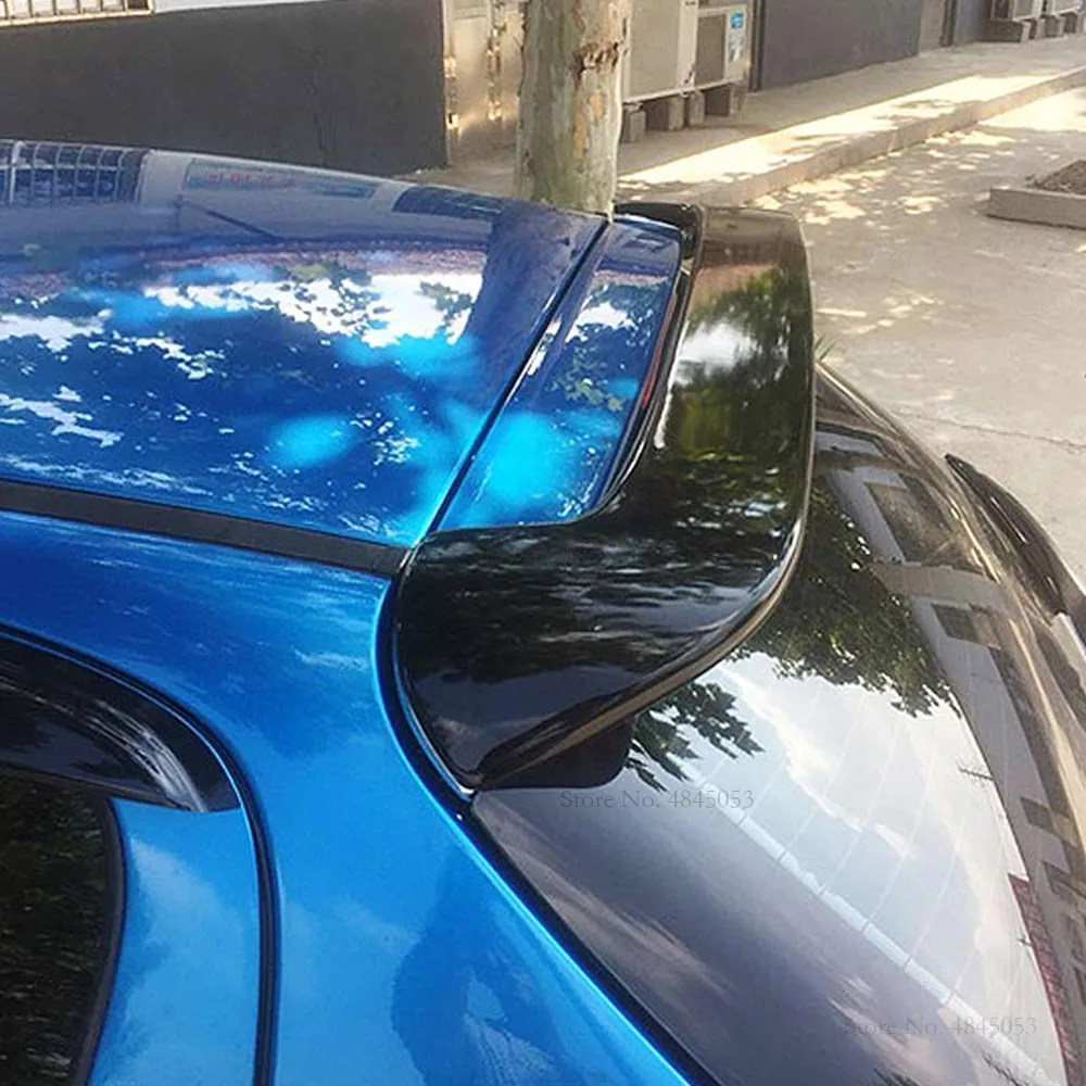 Для peugeot 206 207 черный Задний спойлер 2008-2013 ABS пластиковый Неокрашенный цвет хвост Багажник крыло загрузки губы крыши спойлер для автомобиля