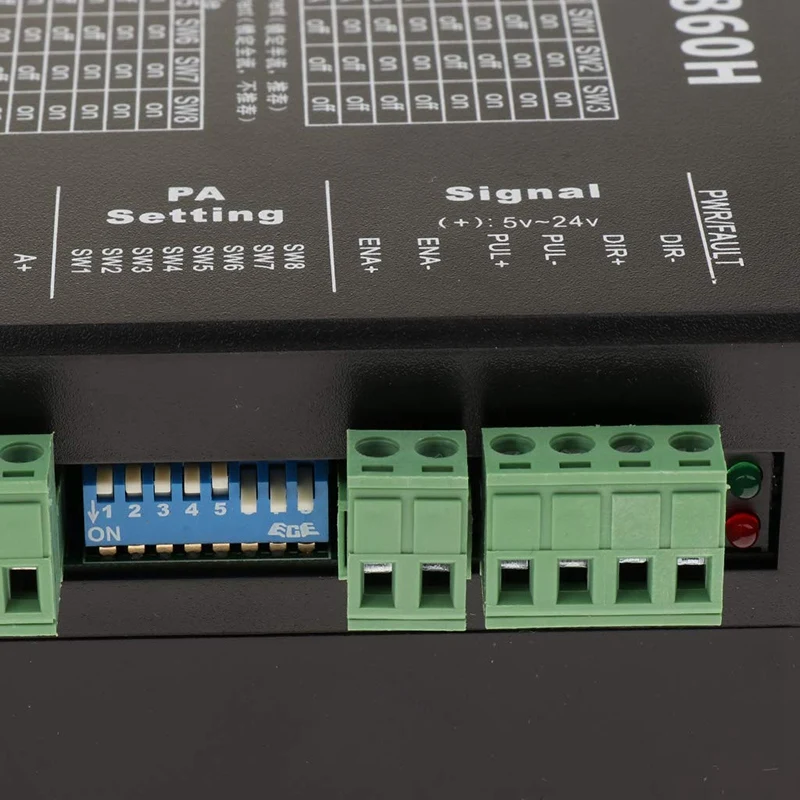 MA860H чпу шаговый двигатель драйвер 24-110VDC 256 подделка Замена MA860H 2 фазы 18-80 В переменного тока 7.2A для NEMA 23 NEMA34 двигатель