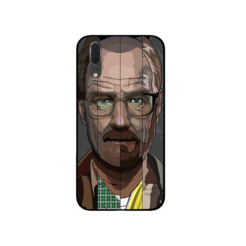 Walter Breaking Bad черный чехол для телефона huawei P30 P20 mate 10 20 Pro Lite Nova 3 4 3i чехол