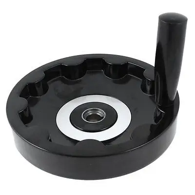 

Foldable Revolving Handle 200mm Diameter Hand Wheel Black