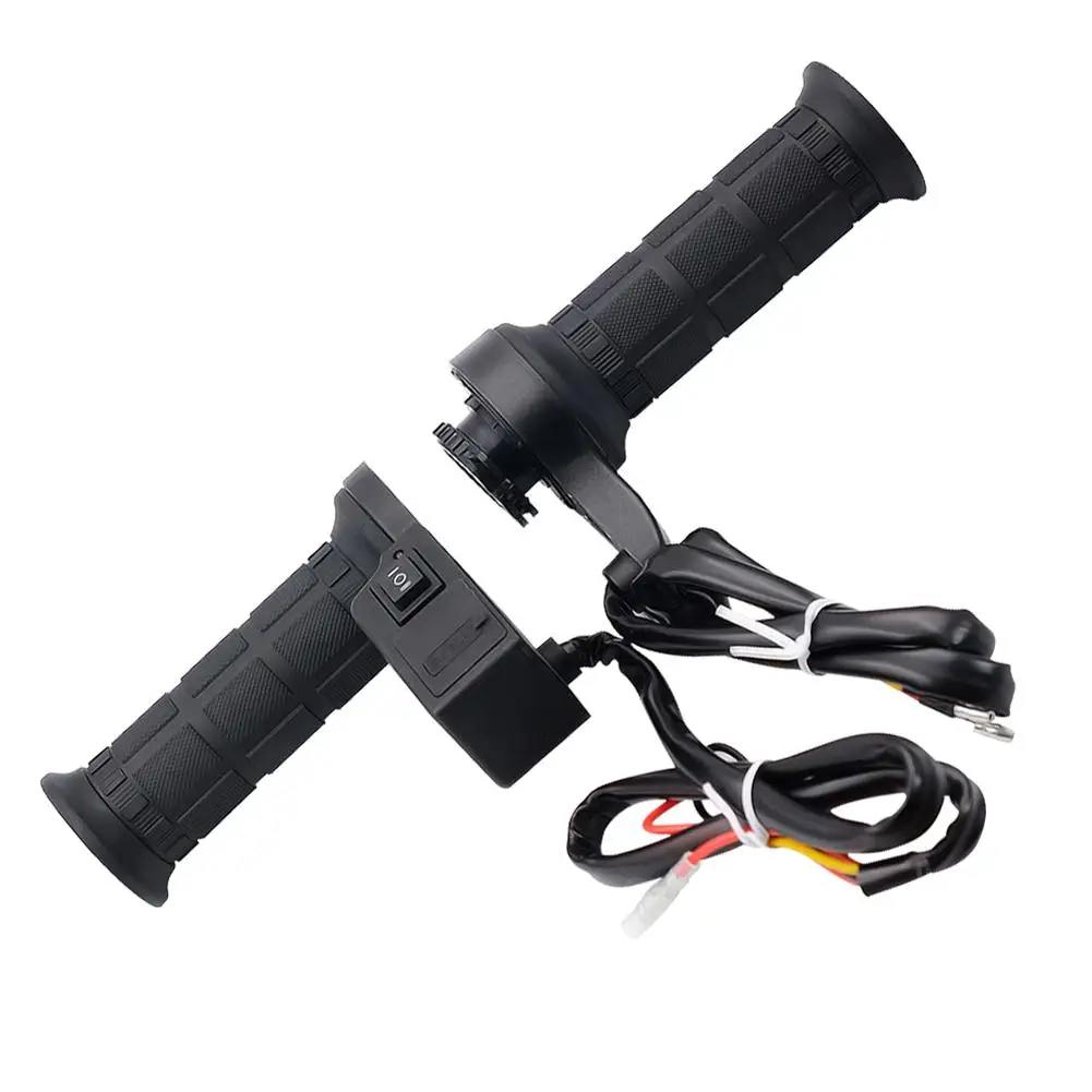 Motorcycle Handlebar Electric Hot Heated Grips Handle Handlebar Warmer Manillar Universal Motorcycle Heated Handle Bar Heating