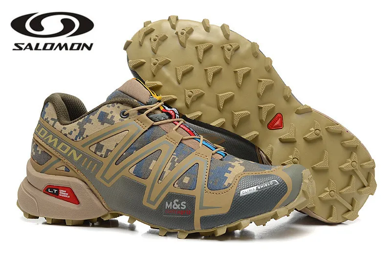 Лидер продаж Salomon speed Cross 3 CS III стиль ходьба беговые кроссовки на шнуровке спортивная обувь мужская беговая Обувь фехтовальная обувь - Цвет: Men-Cross 3 CS-11