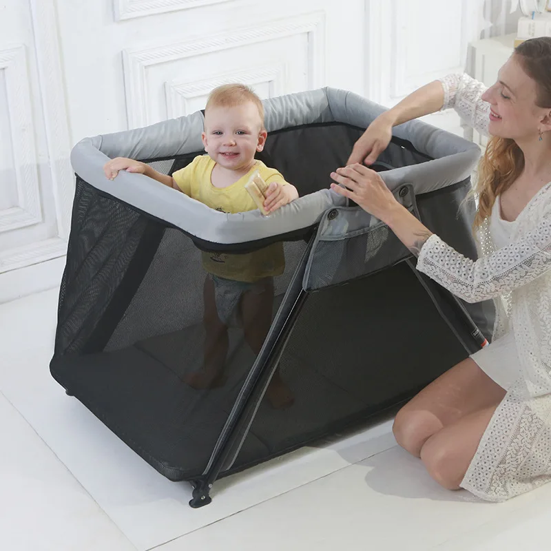 Lit De Bebe De Luxe Pliant Nouveau Ne Hamac Moustiquaire Multifonctionnel Parc Lit Pliant Voyage Lit De Haute Qualite Fournitures Nobles Aliexpress