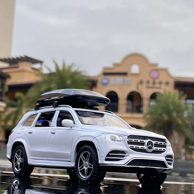 1:32 GLS GLS580 SUV Alloy Car Model Diecasts Metal Toy Vehicles Car Model Simulation Sound and Light Collection Childrens Gifts 3