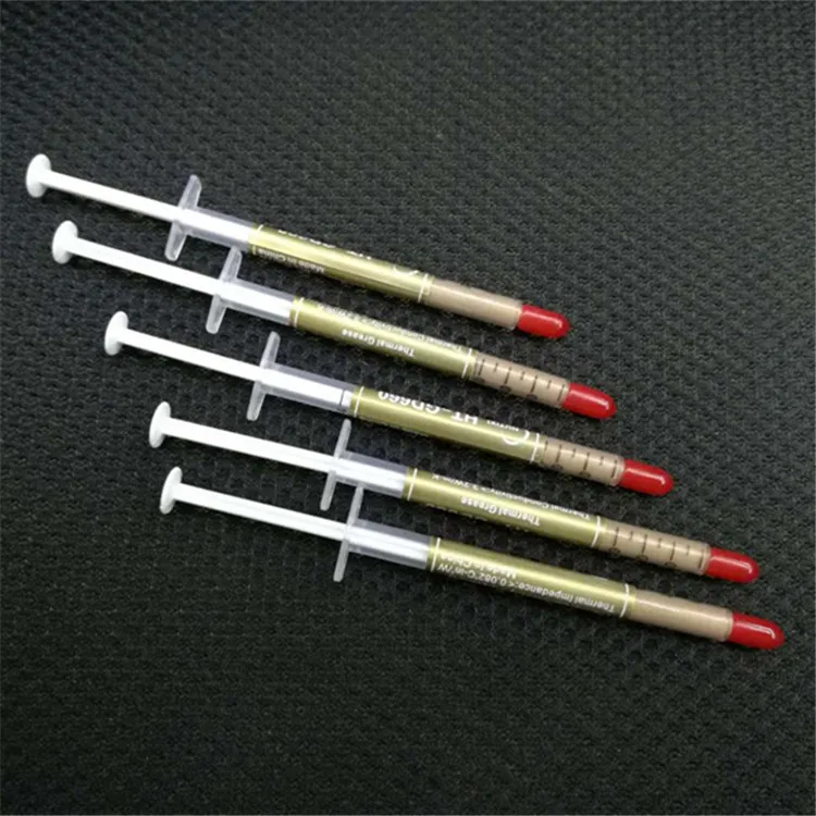 

Factory Direct Supply J Gold Small Needle Silicone CPU Thermal Silicone Paste Injection Tube Cooling Silicone Wholesale