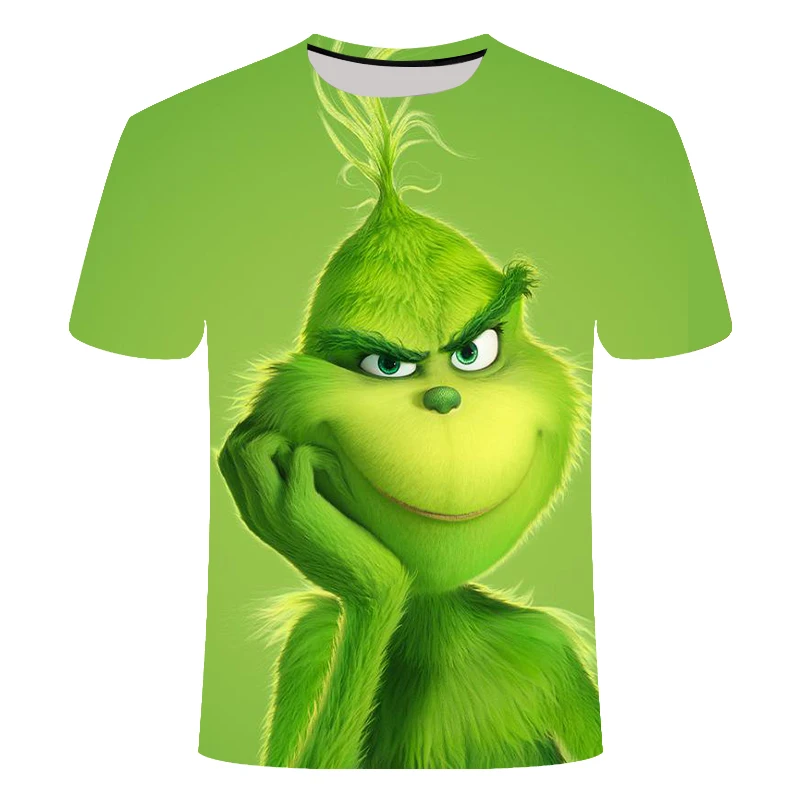 3D футболка grinch рождественские Мультяшные анимированные белые толстовки с