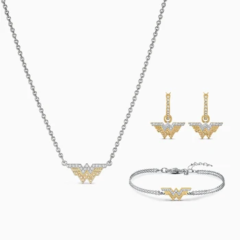 

2020 Fashion Jewelry SWA New FIT WONDER WOMAN Set Elegant And Exquisite Wonder Woman Crystal Decorated Women Romantic Gift