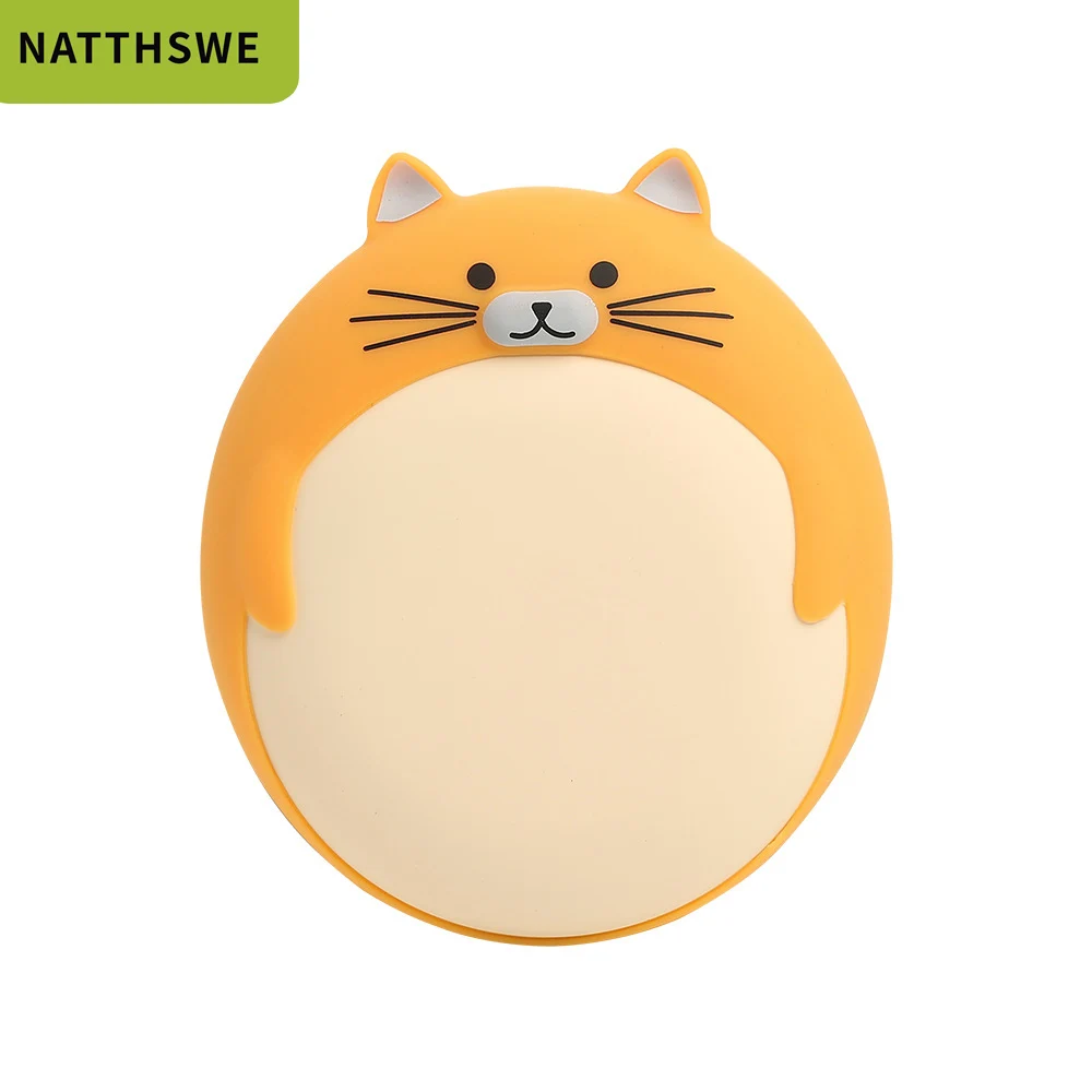 

NATTHSWE 5200mAh Capacity Mobile Power Bank Cute Animal Hand Warmer Portable External Battery for Mobile Phone huawei xiaomi