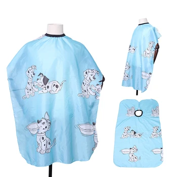 Günstige Wasserdicht Haar Schneiden Färben Kleidung Schürze Wrap Pro Salon Barber Styling Werkzeuge Friseur Kinder Kid Cartoon Cape