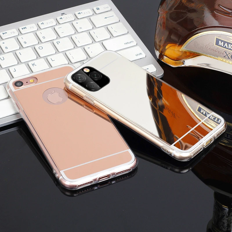 Luxury Mirror Case For iPhone 11 Pro Max 7 8 6 6s Plus 7Plus 8Plus X XS MAX XR Phone 5 5s SE 6sPlus | Мобильные телефоны и