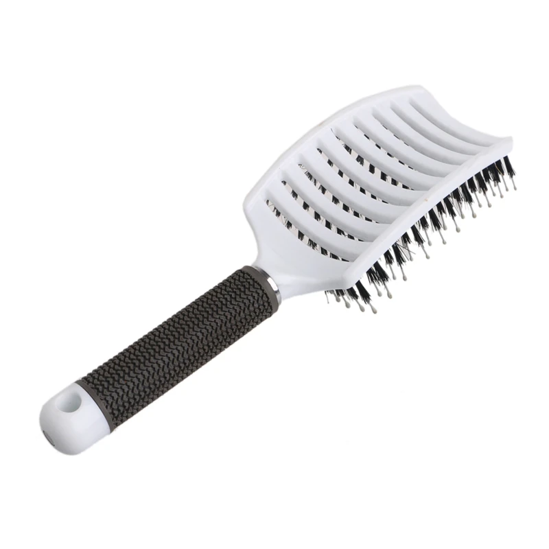 Hairbrush Bristle Nylon Comb Hair Scalp Massage Salon Hairdressing Styling Tools 5