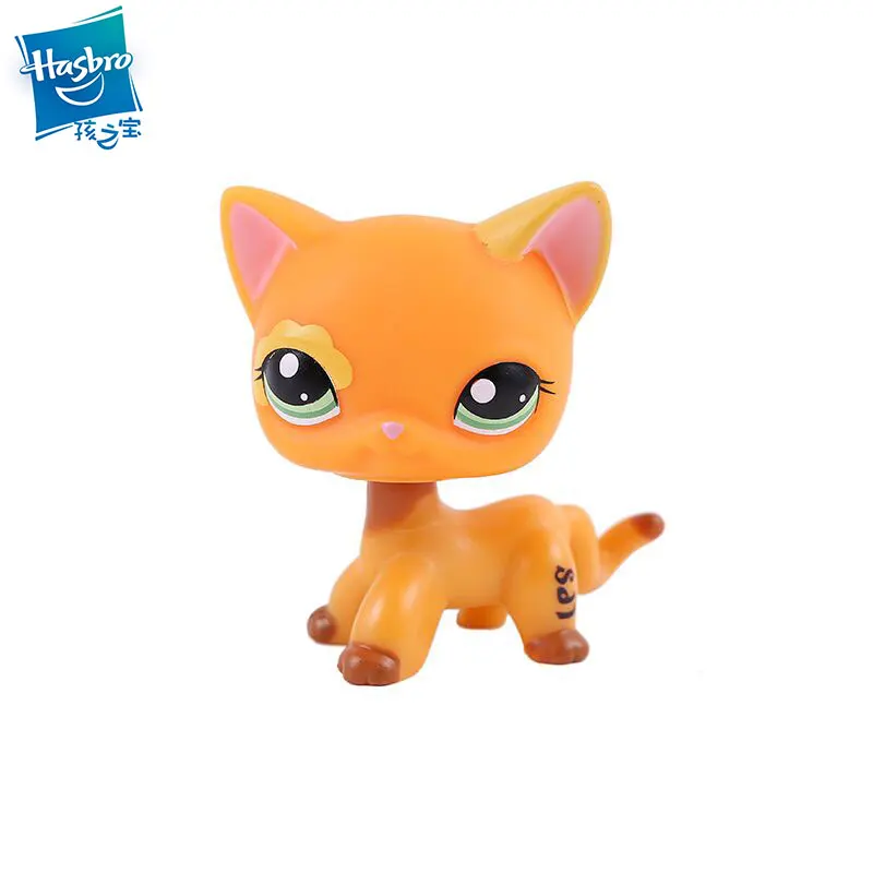РЕДКИЙ и прекрасный pet shop lps игрушка стоящая короткая шерсть кошка розовая собака оригинальная такса колли большой немецкий дог детская игрушка подарок - Цвет: 40