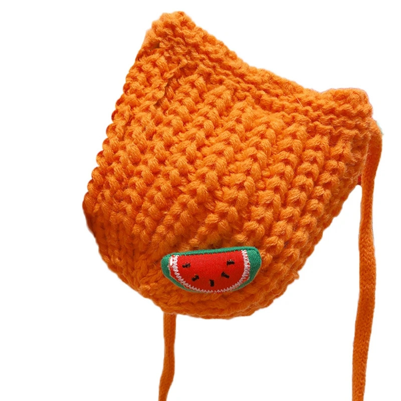 Детская сумка для девочек с милым мультяшным фруктовым дизайном, вязаная сумка через плечо, детские сумки через плечо, сумка-мессенджер
