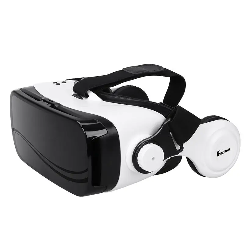 Wholesale Price v8rKh FOXNOVO 1 PC 3D VR Immersive Movie Glass Headset Virtual Reality Adjustable Games Video Headphone Glasses Goggles