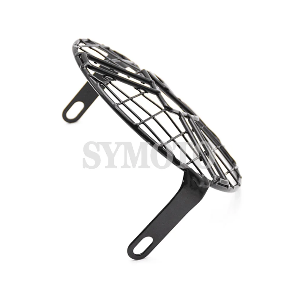 

Motorcycle NEW For CB400SS EN GN CG 125 250 Universal 7inch Front Headlight Lampshade Mesh Grill Cover Mask Protector Guard