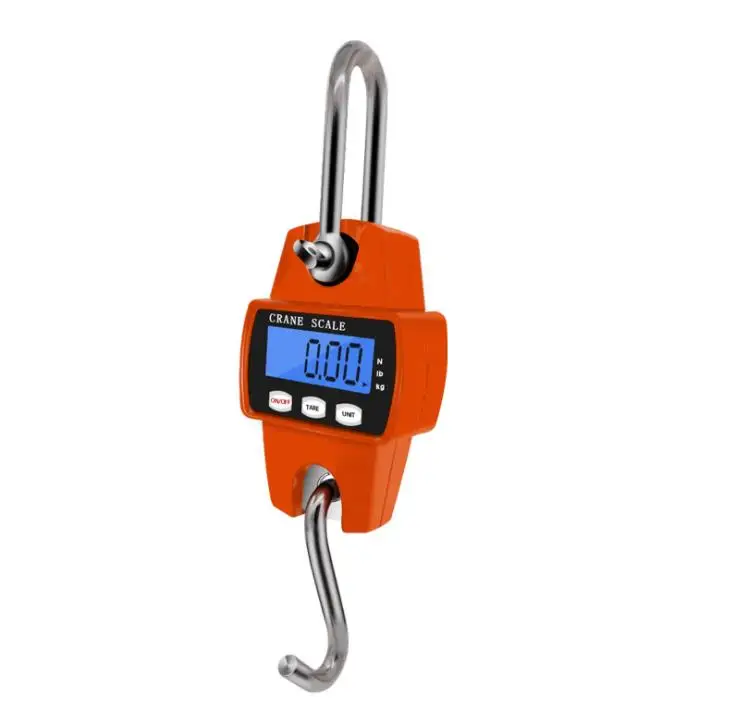  10PCS 300kg/600lb 미니 산업 크레인 디지털 교수형 규모 크레인 규모 후크 규모 SN175
