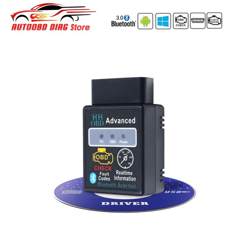 ELM327 - HH OBD Advanced Bluetooth 2.1 ODB2 OBDII Car Auto