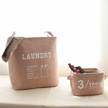 

Linen Fabric Art Fold Accept Box Toys Snacks Accept Box Eva Cotton Thickening Hard Dirty Clothes Basket
