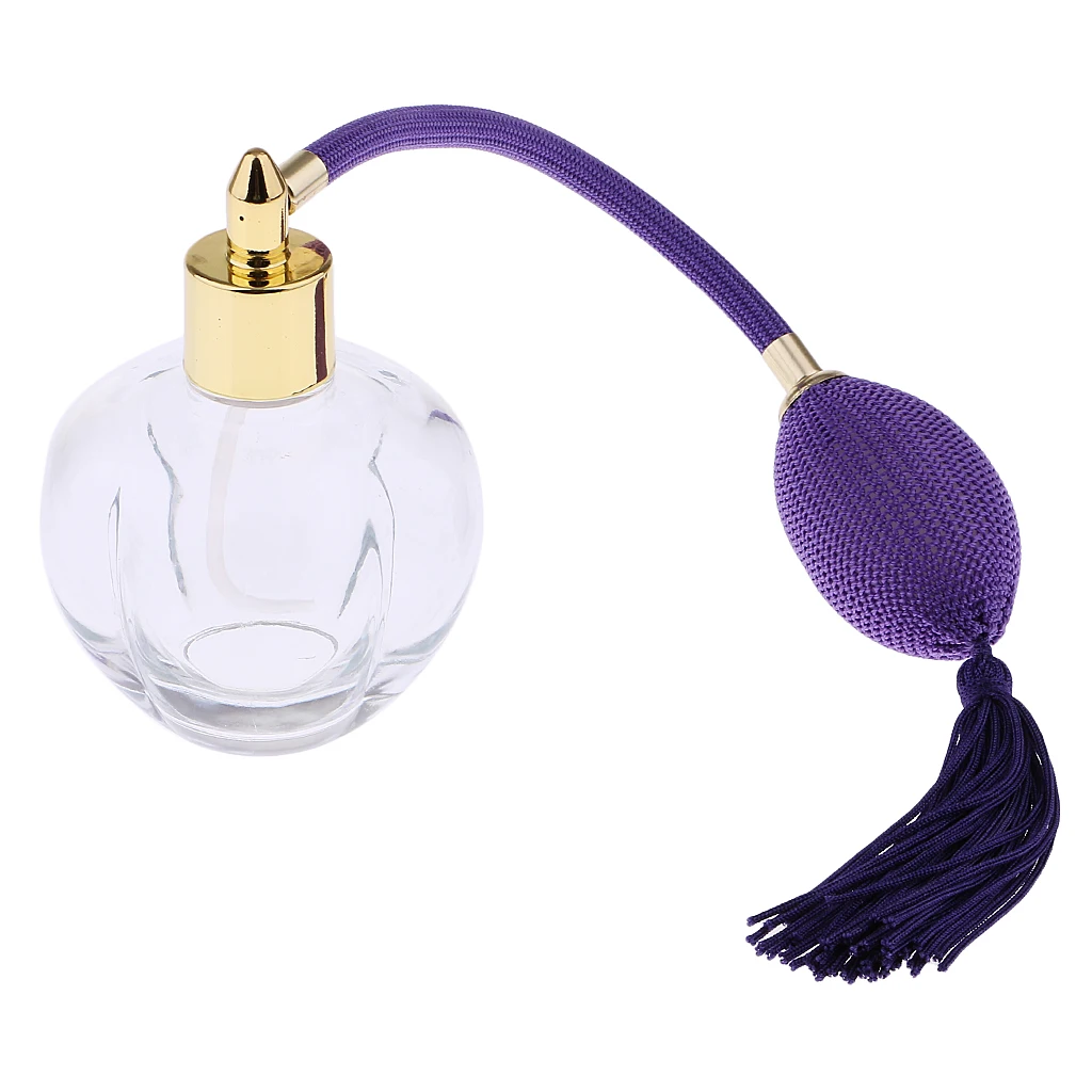 KOSTA コスタのパープルクリスタルのヴンテージ香水ボトル