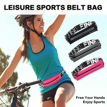 

поясная сумка Running Belt Unisex Sport Jogging Keys Mobile Money Bum Bag Waist Travel Pouch hiking zipper belt bag