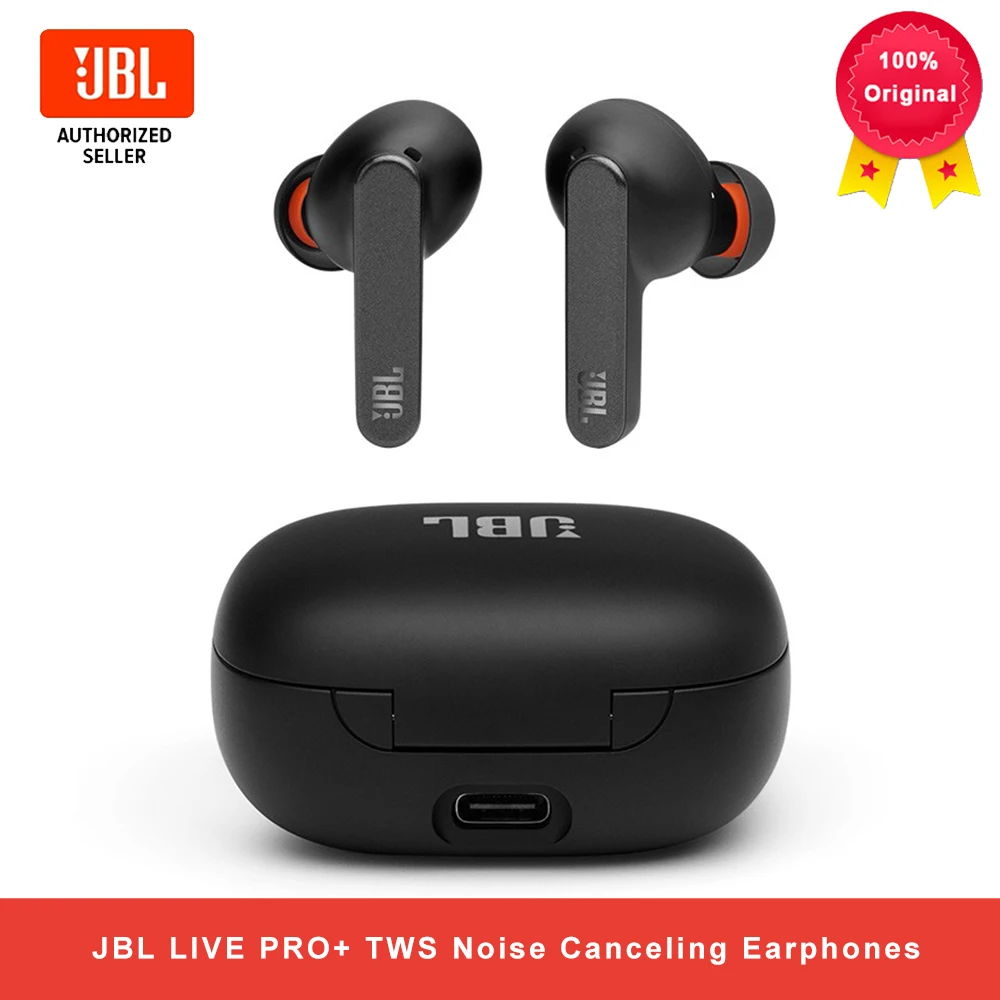 JBL LIVE PRO + TWS наушники с шумоподавлением Bluetooth 5 0 умные спортивные наушники-вкладыши